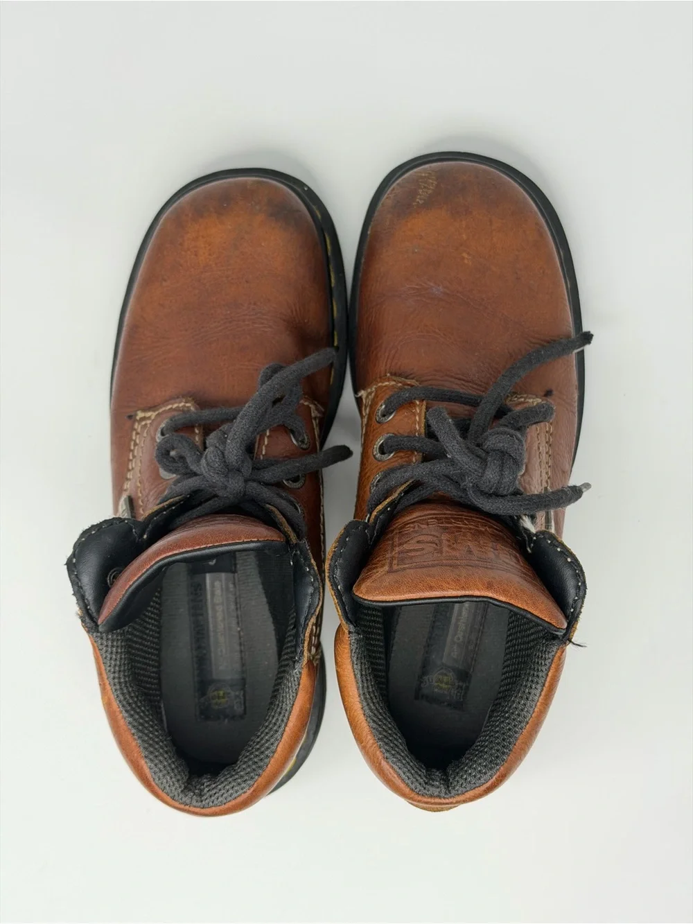Vintage Dr. Martens 9271 Women’s 8 Men’s 6 Brown Leather Ankle Boots Y2K Grunge
